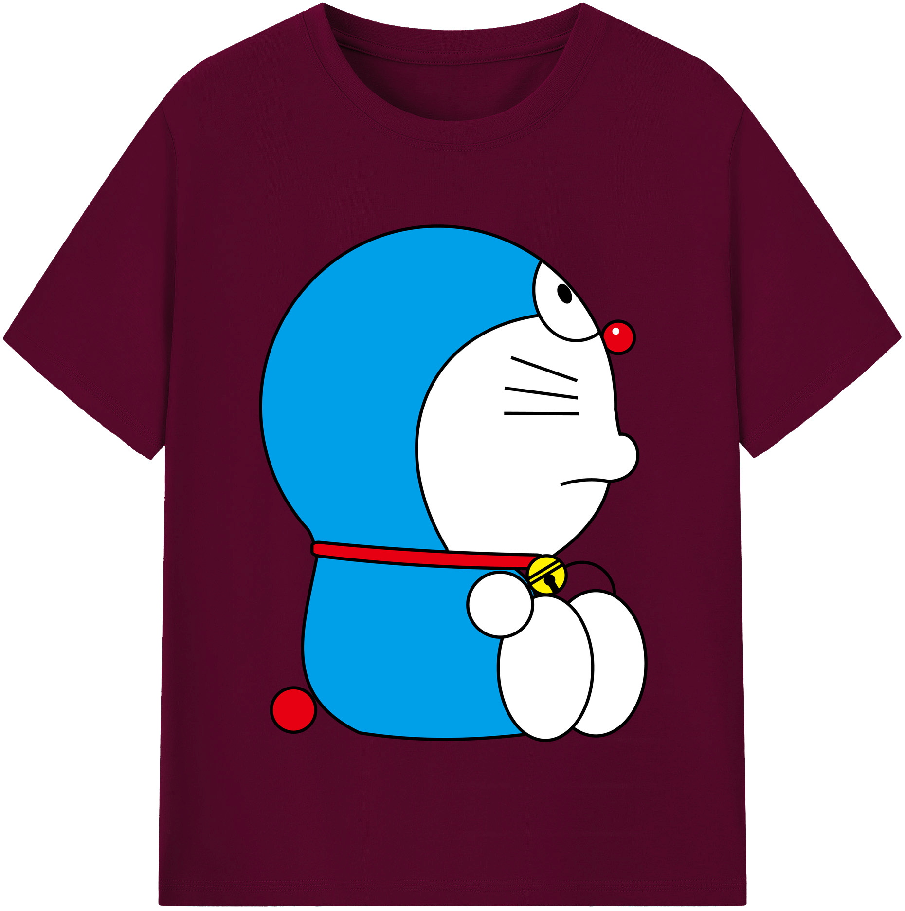 （画像用） ドラえもん Doraemon レディースカジュアルプリントTシャツ（綿100％）